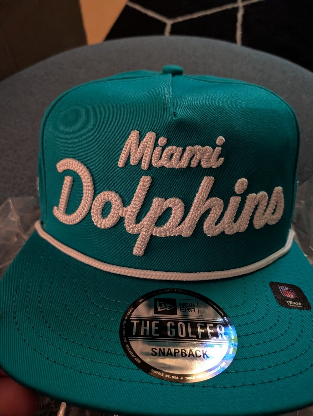 Miami Dolphins Golf Style Snapback New Era